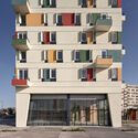 Lagoon View Residential Complex / Mobil Arquitectos + Álvaro Arancibia Arquitecto - Exterior Photography, Balcony, Concrete