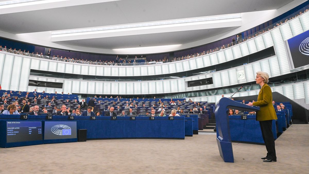 Ursula von der Leyen reaches out to the centre and the left in her State of the EU address