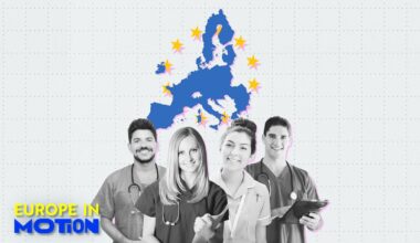 Which EU countries have the most healthcare workers amid shortages?