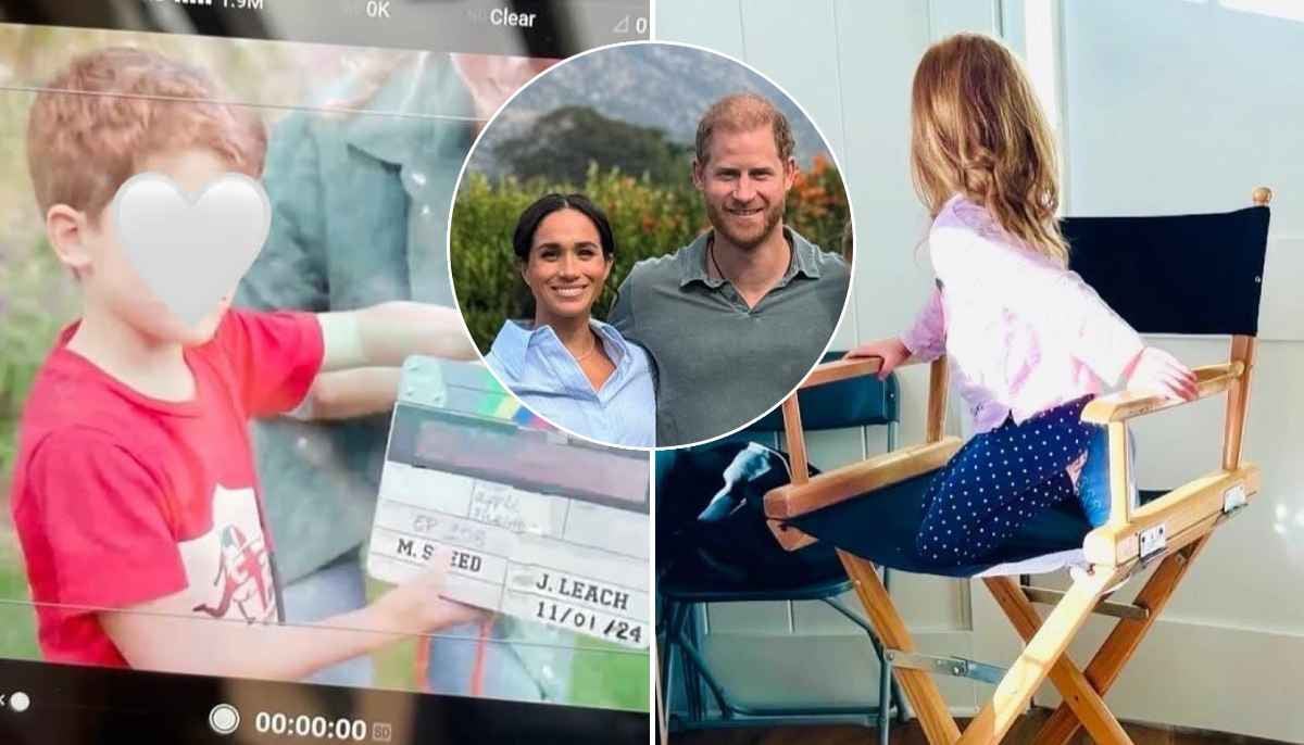 Meghan Markle shares photos of Harry, Archie, and Lilibet on Netflix set