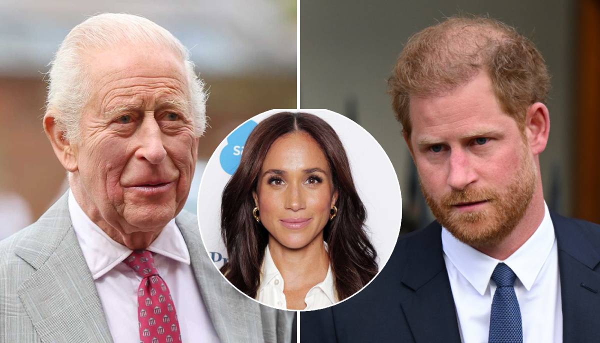 King Charles makes Prince Harry promise one thing before returning to Meghan