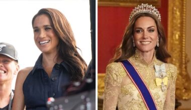 Meghan Markle takes inspiration from Princess Kate State Banquet look