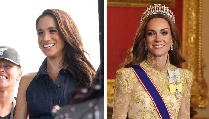Meghan Markle takes inspiration from Princess Kate’s State Banquet look