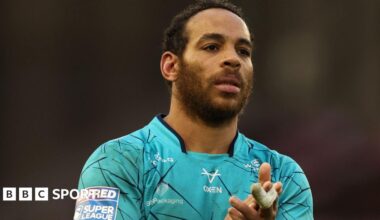 Leroy Cudjoe after a game for Huddersfield Giants