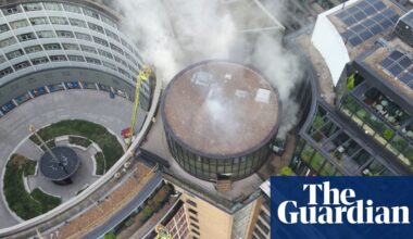 Firefighters tackle blaze at BBC’s former HQ in west London | London