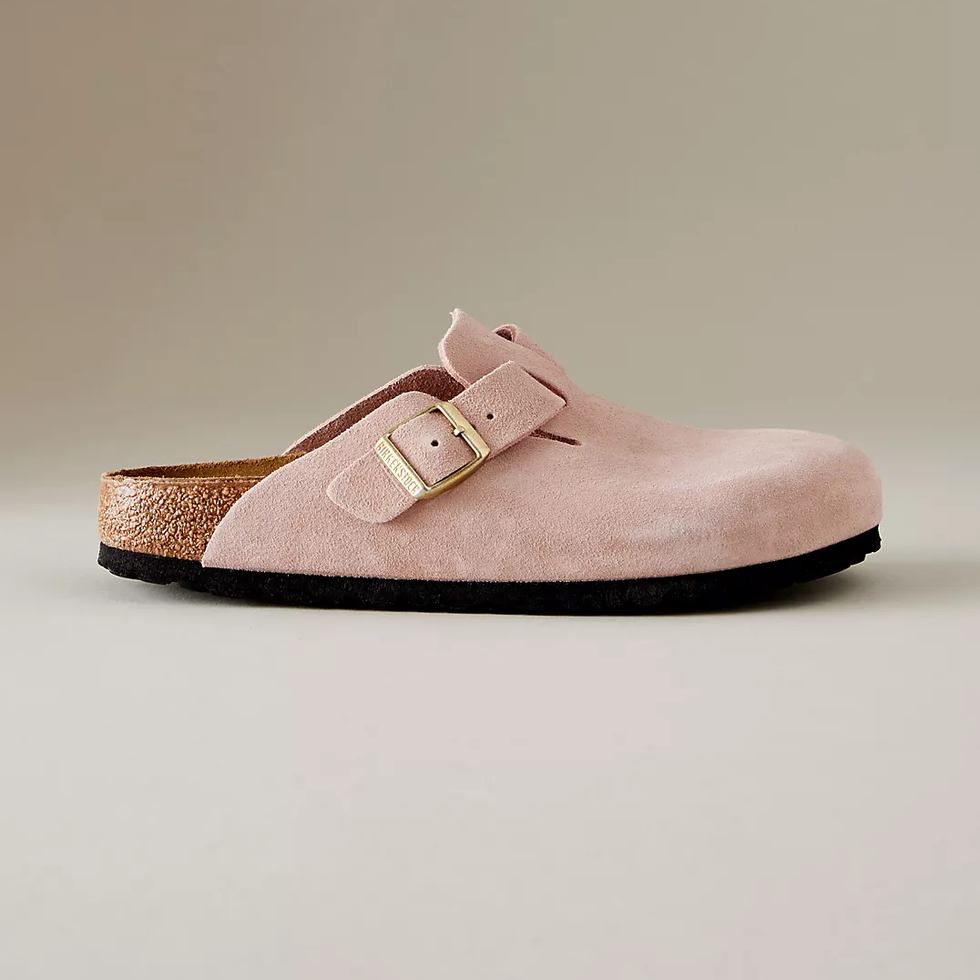 Birkenstock Boston Suede Clogs