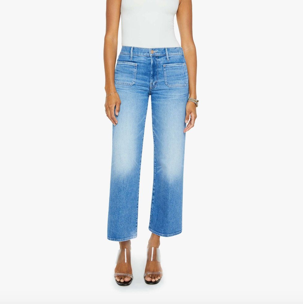 The Maven Patch Pocket Ankle Wide Leg Jeans The Maven Patch Pocket Ankle Wide Leg Jeans