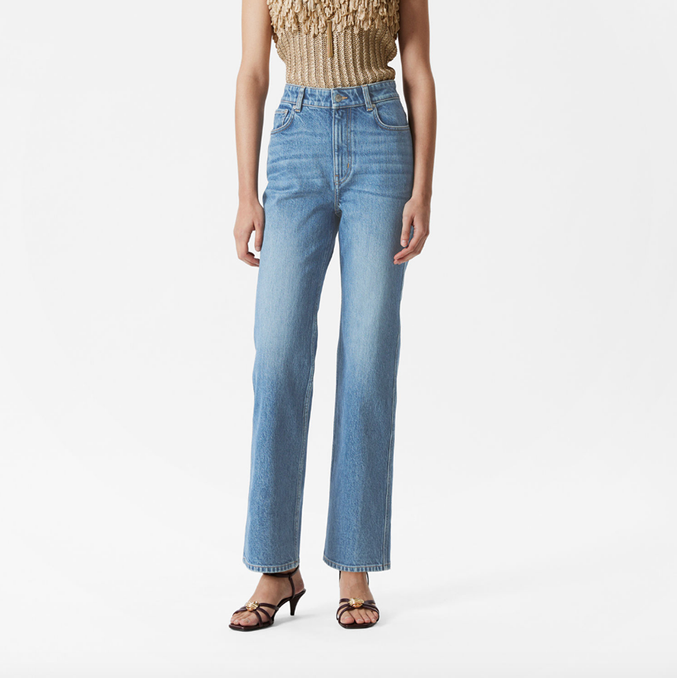 High-Waist Straight-Leg Jeans High-Waist Straight-Leg Jeans