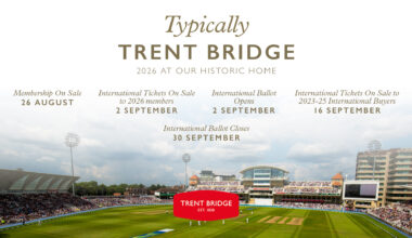 ENGLAND TICKETS ON SALE TO 2026 MEMBERS