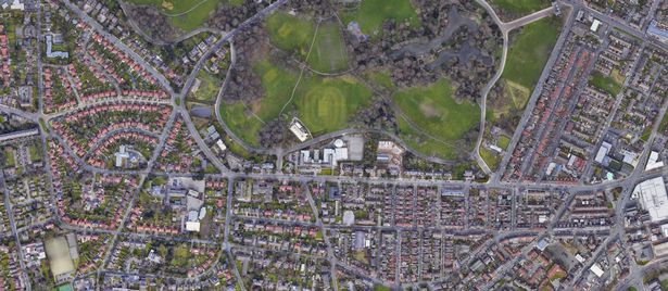 Aerial view of Birkenhead