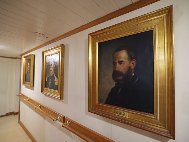 A portrait of Grand Admiral Grau whose ship was built in Birkenhead