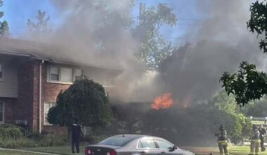 Wedding dress saved, cat dies in fire that destroys couple’s Birmingham home days before their big day