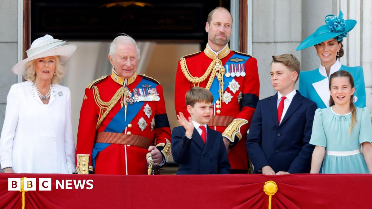 Trooping the Colour, June 2025. Royal Family on the balcony of Buckingham Palace