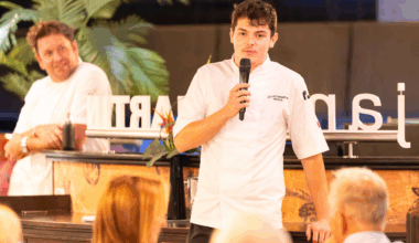 the young chef learning the craft with James Martin