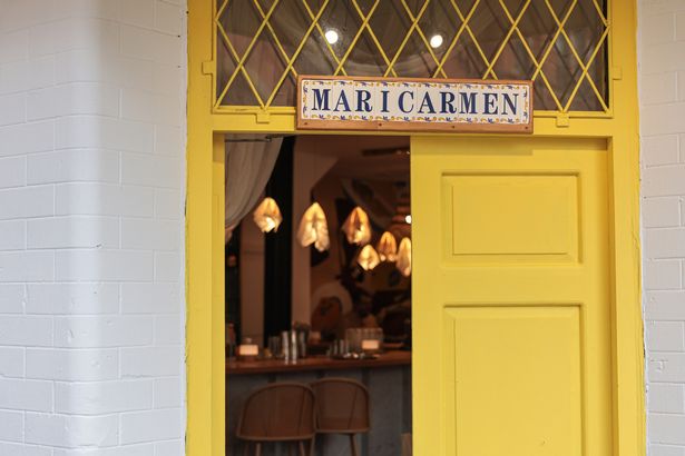 The bright entrance entices visitors into a world of Spanish culture and cuisine