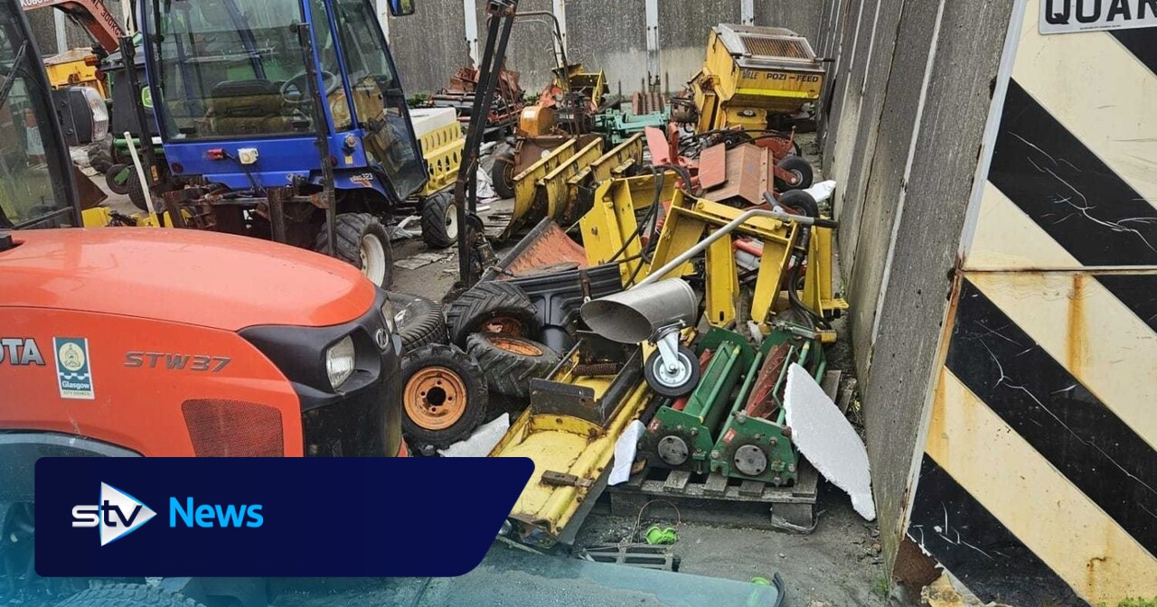 Polmadie Recycling Depot in Glasgow 'like a scrapyard' as rats spotted in dumped machinery