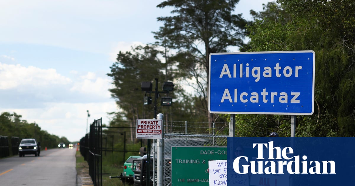 ‘Alligator Alcatraz’ immigration jail can stay open, appeals court says | US immigration