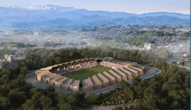 VUILD Designs Timber Stadium in Fukushima Drawing on Japanese Traditions of Renewal