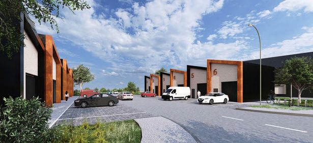 An image of the smaller scale industrial units