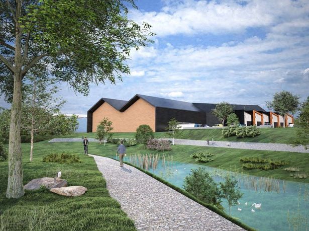 The development will feature an Active Travel walkway 