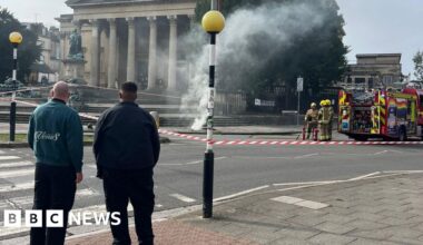Hundreds lose power as smoke pours from ground