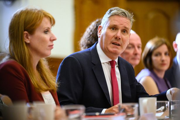 Angela Rayner with the Prime Minister, Keir Starmer