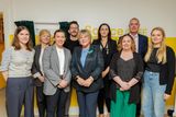 thumbnail: Mary Butler T.D. with staff at the official opening of Solace Café in Sligo L to R: Sarah McGeever, Co-ordinator, Christina McTaggart, CEO, Sinead Casey, Operations Manager, Brian Fahy, Peer Connector, Minister Butler., Aolish Gormley, Co-ordinator, Leanne Dineen, Administration, John Fiztmaurice, HSE IHA Manager and Melina Thieme, Peer Connector.