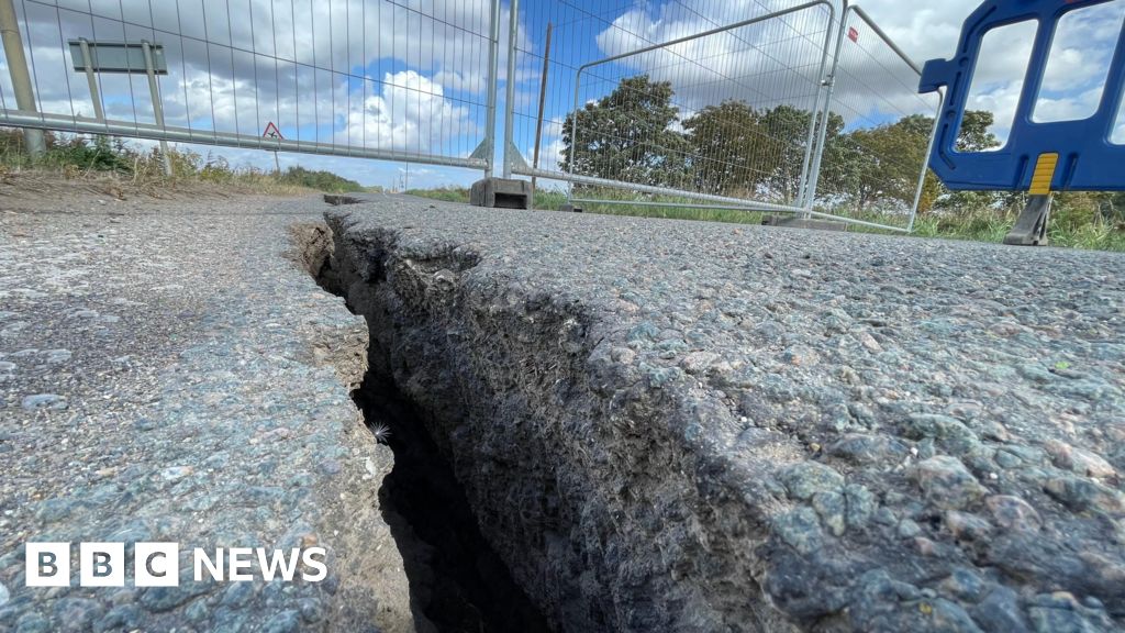 Drought impact: Damaged roads, disappearing rivers