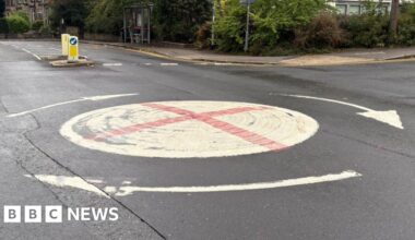 Leeds roundabout flags could cause crashes, says council