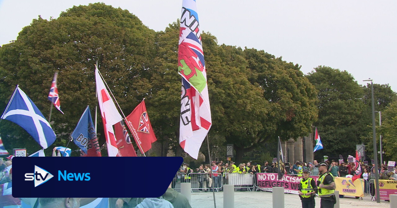 Three men arrested and more expected following weekend protests across Edinburgh