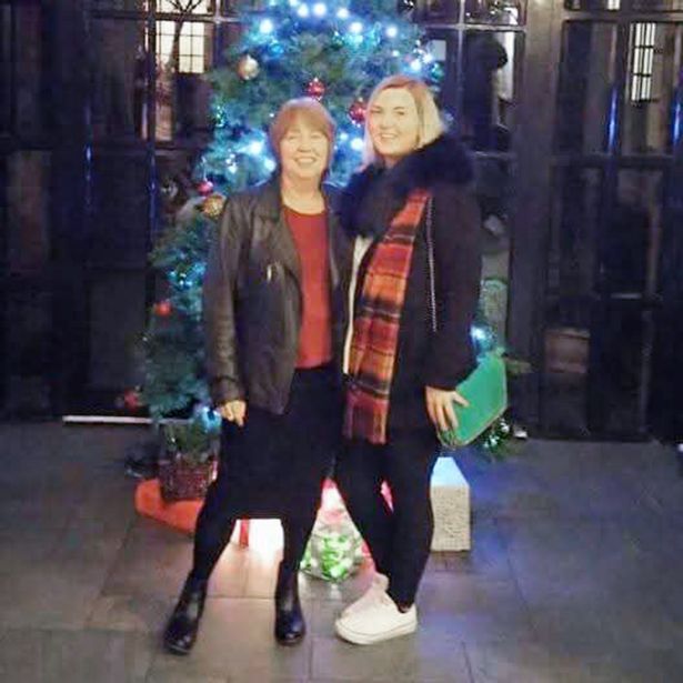 Janice Davis with daughter Rebecca 