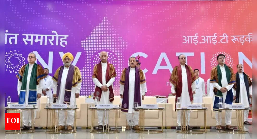 IIT Roorkee holds twenty fifth convocation ceremony highlighting achievements in innovation and entrepreneurship | Dehradun News