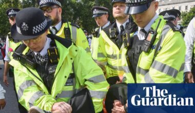 Almost 900 people arrested at Palestine Action protest, Met police say | UK news