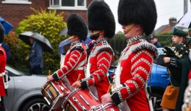 In pictures: Irish Guards celebrate 125 years with parade through east Belfast
