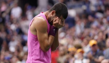 US Open final live: Carlos Alcaraz v Jannik Sinner – score and tennis updates tonight with Trump in attendance