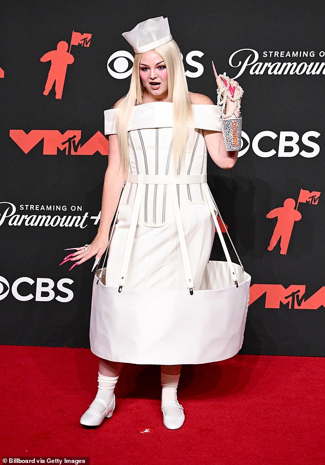 Megan Stalter at the MTV Video Music Awards 2025 held at UBS Arena on September 07, 2025 in New York, New York. (Photo by Gilbert Flores/Billboard via Getty Images)