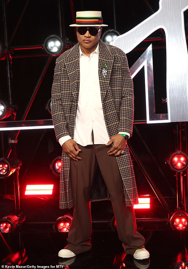 ELMONT, NEW YORK - SEPTEMBER 07: LL Cool J attends the 2025 MTV Video Music Awards at UBS Arena on September 07, 2025 in Elmont, New York.  (Photo by Kevin Mazur/Getty Images for MTV)