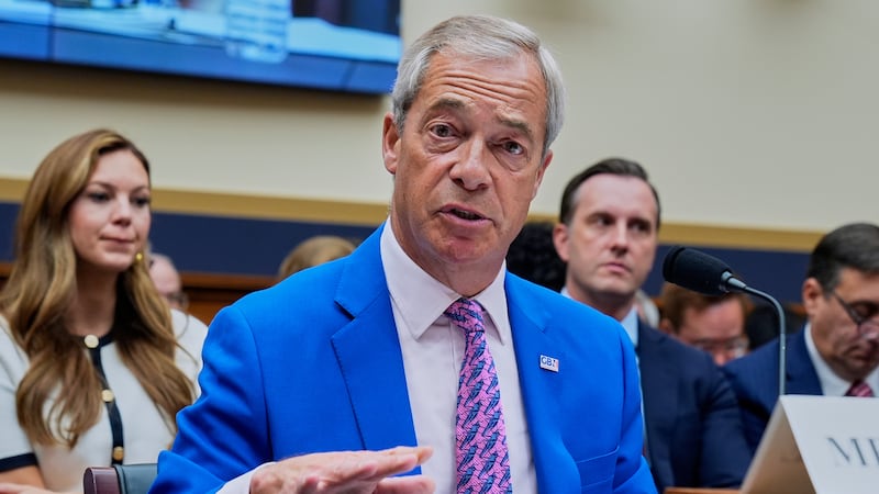 Nigel Farage meets with Donald Trump during Washington visit
