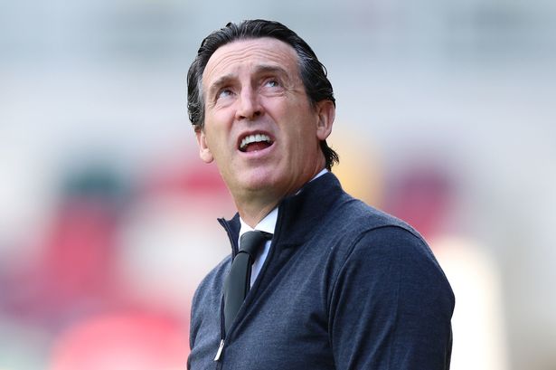 Aston Villa manager Unai Emery