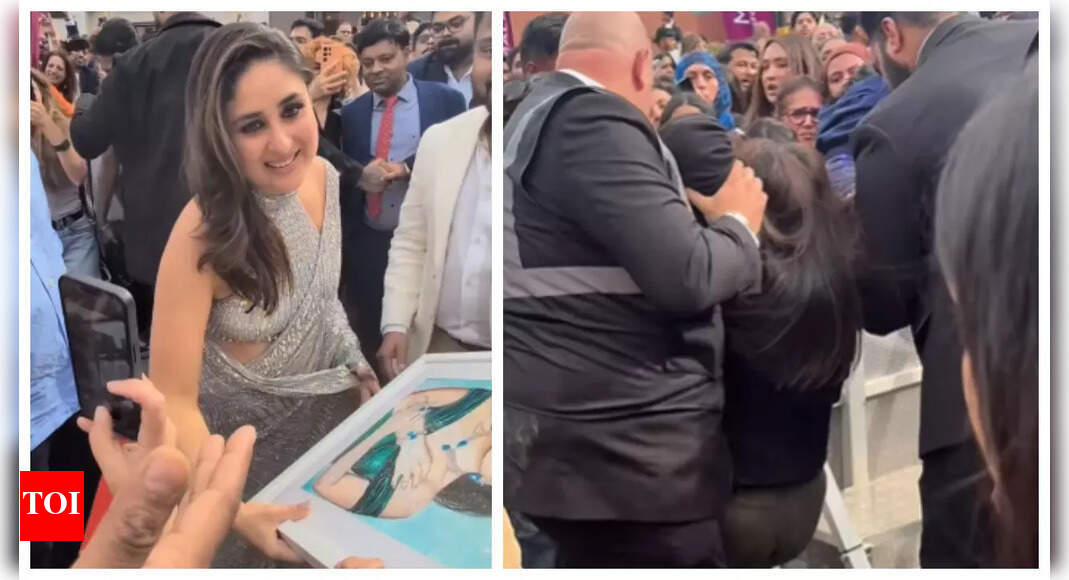 Woman collapses at Kareena Kapoor Khan’s Birmingham event, crowd panics - See photos |