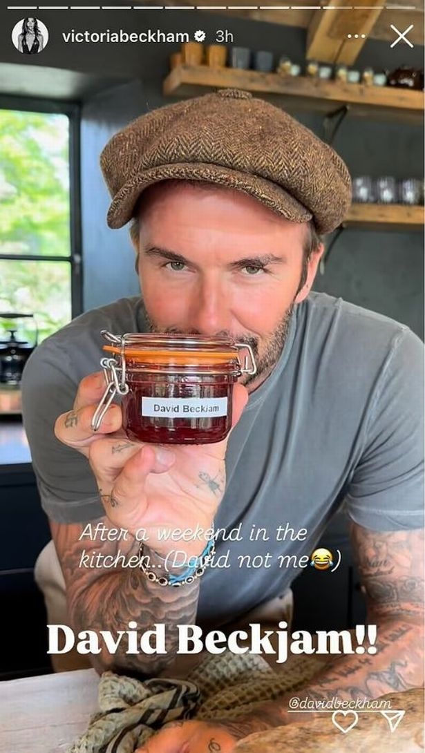 David showed off his 'beckjam'