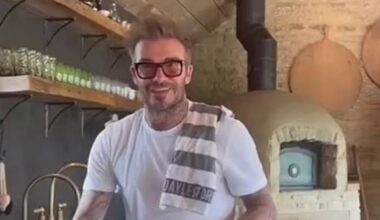 David showed off his 'beckjam'