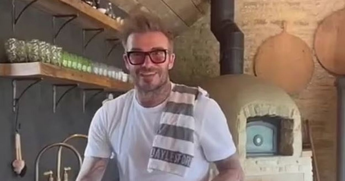 David showed off his 'beckjam'