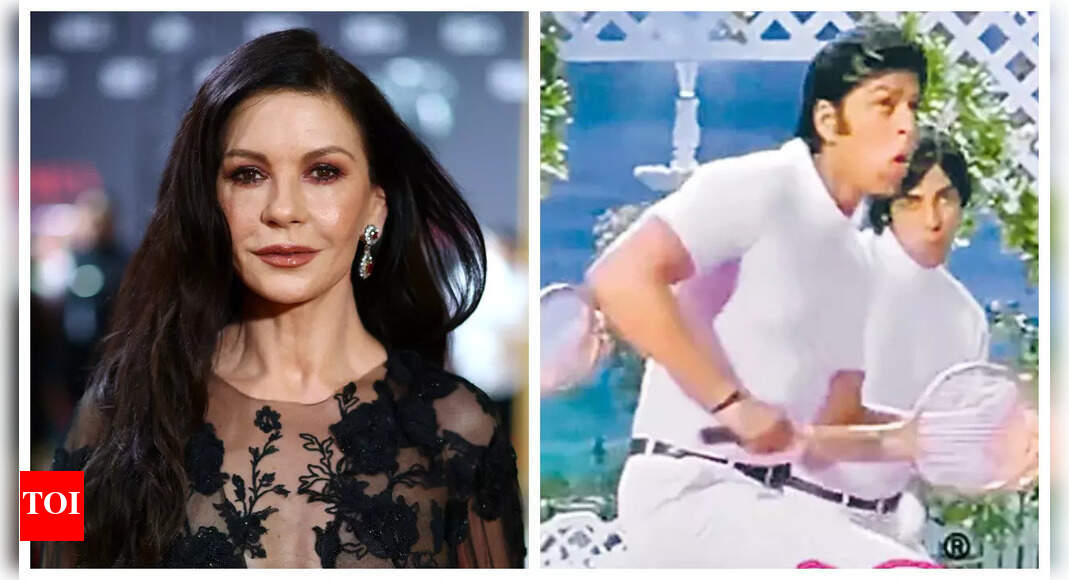 Catherine Zeta-Jones takes a dig at President Donald Trump while watching Shah Rukh Khan's Om Shanti Om at US Open; fans REACT |