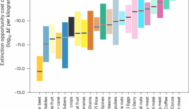 Food impacts on species extinction risks can vary by three orders of magnitude