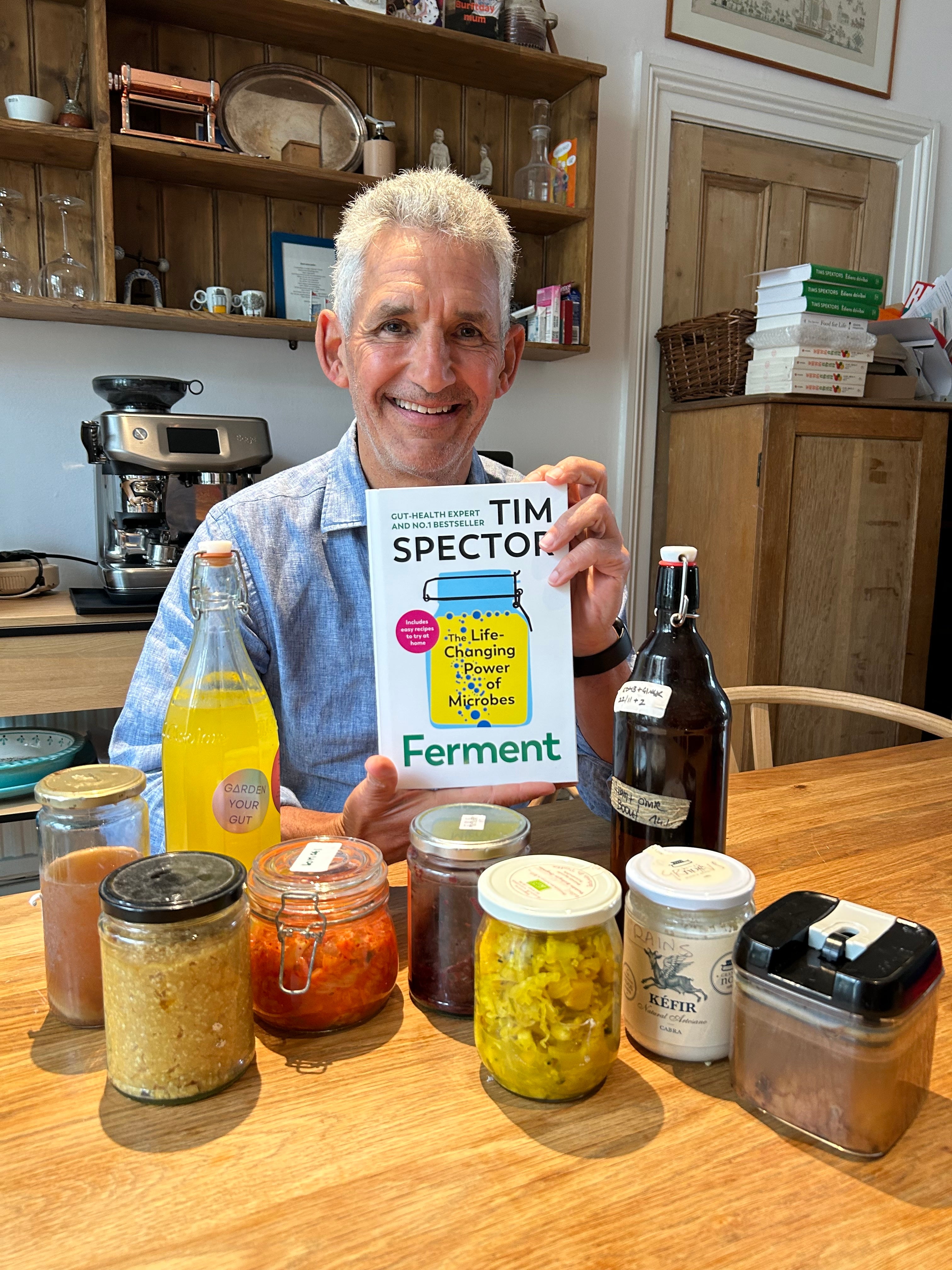 From kombucha to kimchi: Spector’s kitchen experiments have even left stains on his ceiling