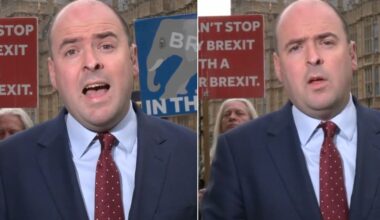 Tory MP brutally shuts down anti-Brexit heckler live on GB News