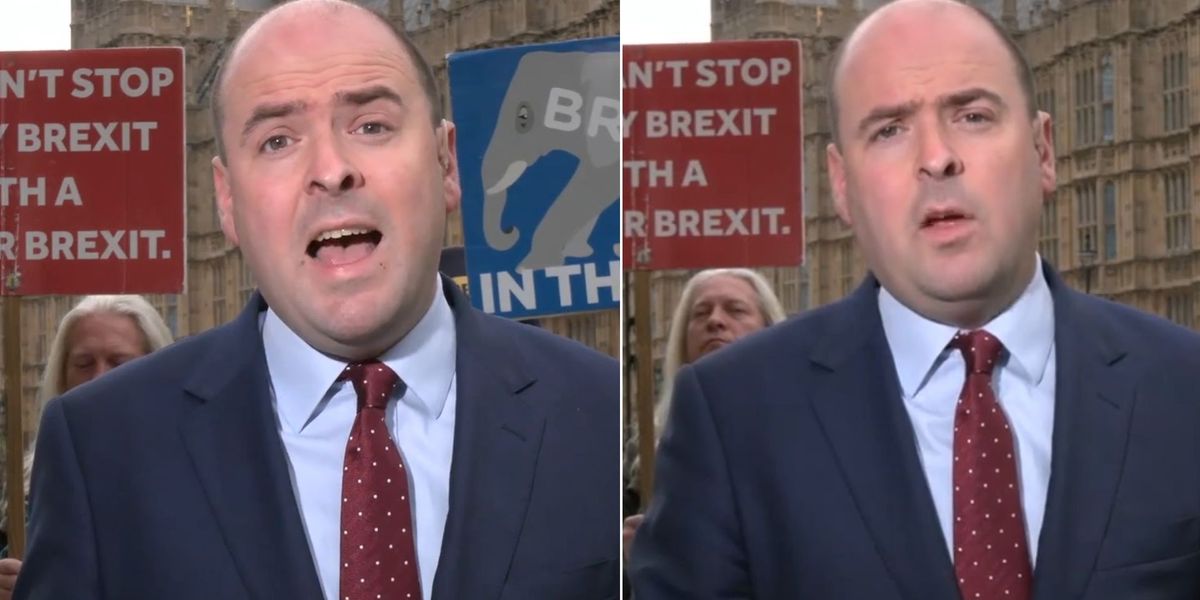 Tory MP brutally shuts down anti-Brexit heckler live on GB News