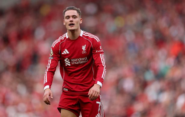 Florian Wirtz of Liverpool during the Premier League match between Liverpool and Arsenal at Anfield on August 31, 2025 in Liverpool, England