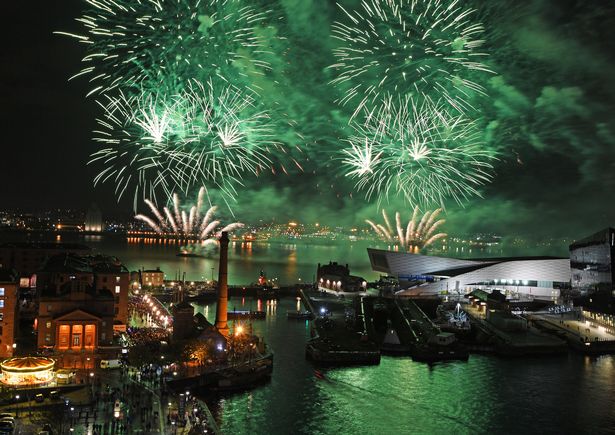 River of Light Festival fireworks in 2019